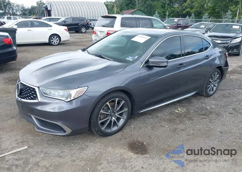 2018 Acura Tlx Tech Pkg из США, поврежденный, VIN 19UUB3F59JA004190